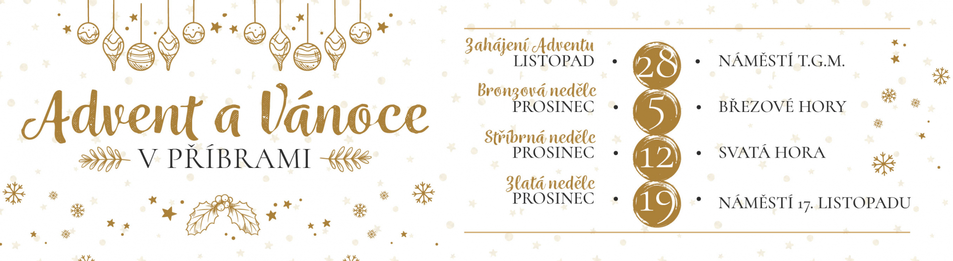 ADVENT A VÁNOCE V PŘÍBRAMI 2020